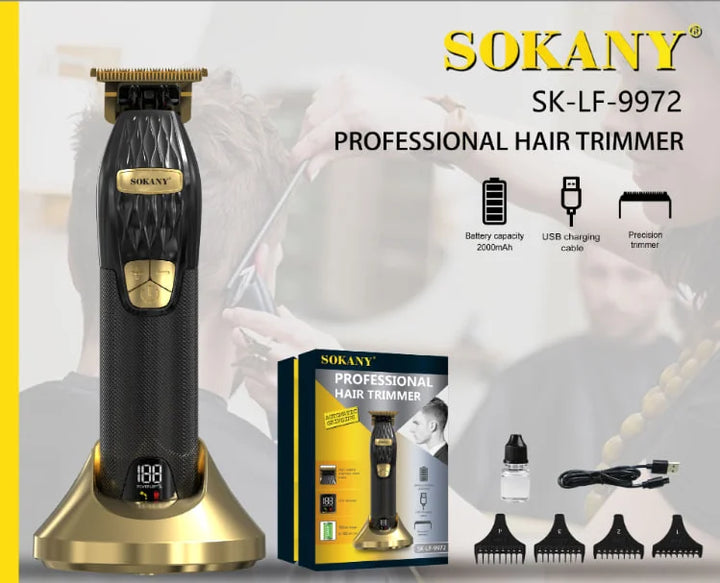 Sokany Digital Hair Clipper SK-9972 – Precise & Powerful Grooming ...